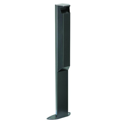 Cendrier sur pied - Kari - 250 x 100 x 960 mm - Acier  - Gris métal