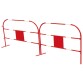 Barrière de sécurité - Eco TP Rouge et blanche - NF P 98 - 470 - Acier