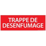 Panneau - Trappe de désenfumage - 210x75 mm