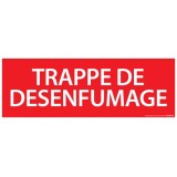 Panneau - Trappe de désenfumage - 210x75 mm