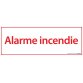 Panneau Alarme Incendie 210*75 mm