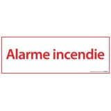 Panneau Alarme Incendie 210*75 mm