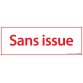 Panneau Sans issue 210*75 mm   - Vinyle Souple Autocollant