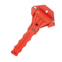 Kit - Marteau brise-vitre et support plombable - 165x68 mm