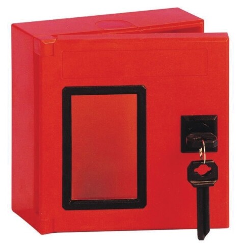 Boîte à clés - Anticorrosion pour environnements salins - 125 x 125 x 40 mm - ABS