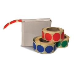 Boite de Pastilles - Multi-usages - Adhésif  - Jaune - 26 mm