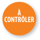 Rouleau d'étiquettes de contrôle - "A contrôler"