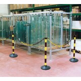 Poteaux de Signalisation avec Chaînes - Kit PVC à Lester