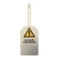 Plaquettes d'inspection - Danger + texte "En cours d'entretien" - 85 x 145 mm - Polyester