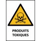 Panneau - Produits Toxiques - W016   - PVC dos adhésif - A5