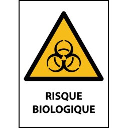 Panneau - Risque biologique - W009