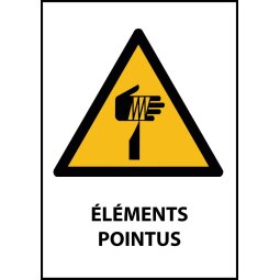 Panneau - Eléments pointus - W022