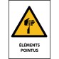 Panneau - Eléments pointus - W022