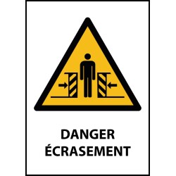 Panneau - Ecrasement - W019   - PVC - A4