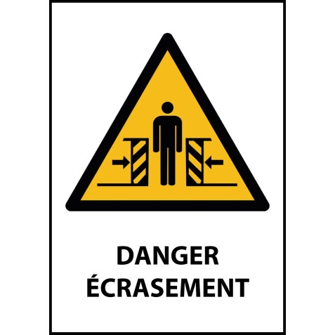 Panneau - Ecrasement - W019   - PVC - A3