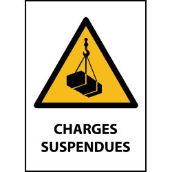 Panneau - Charges suspendues - W015   - PVC - A4