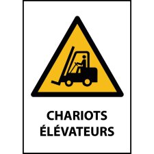 Panneau - Chariots élévateurs - W014