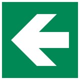 évacuation flèche