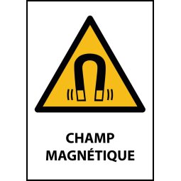 Panneau - Champ magnétique - W006