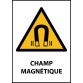 Panneau - Champ magnétique - W006   - PVC - A4