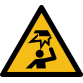 Pictogramme de danger - Obstacle en hauteur - W020