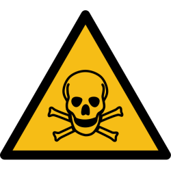 Panneau danger - Matières toxiques - W016