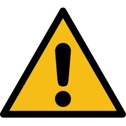Panneau danger - Danger Général - W001