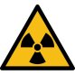 Pictogramme de danger - Matières radioactives ou radiations - W003