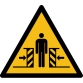 Pictogramme de danger - Ecrasement - W019