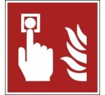 Signalétique incendie - Point d'alarme - Norme ISO 7010