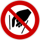 Panneau d'Interdiction - Ne pas mettre les mains - P015   - 200 mm - PVC