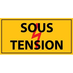 Panneau - sous tension - PVC   - 400 x 200 mm