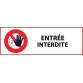Panneau Interdiction - Accès interdit aux personnes non autorisées - P001 - ISO 7010