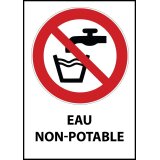 Panneau - Eau non potable - P005