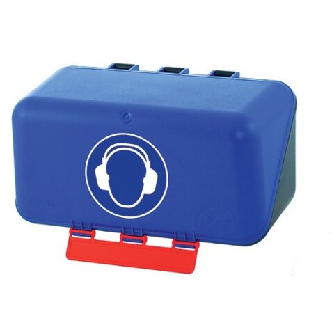 Boîte de rangement EPI bleue pour vos protections auditives -EPIBoite