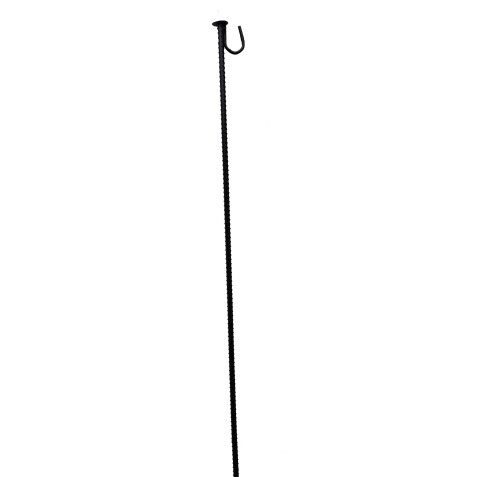 Barrière de sécurité - Piquets pour rubalise - 1200mm - Acier - Lot de 5