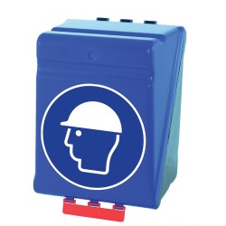 Boîte de rangement EPI - Casque Boite bleue - Grand format - ABS