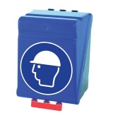 Boîte de rangement EPI bleue pour Casques de Protection - EPIBoite