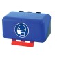 Boîte de rangement EPI - EPIBoite bleue pour protections respiratoires