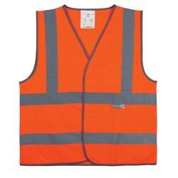 Gilet de sécurité à 4 bandes réfléchissantes