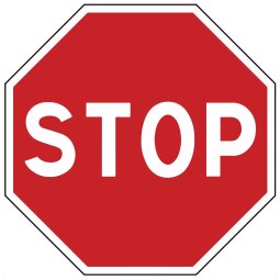 Panneau d'Intersection AB4 Plat   STOP