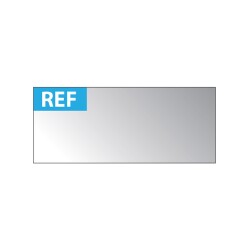 Étiquettes de contrôle - Auto-adhésives "REF" - 38 x 16 mm - Aluminium - Lot de 350