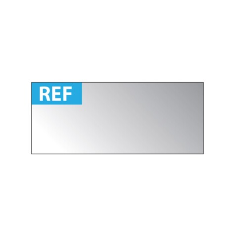 Étiquettes de contrôle - Auto-adhésives "REF" - 38 x 16 mm - Aluminium - Lot de 350