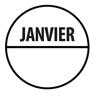 Pastilles avec Mois - JANVIER