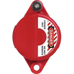 Condamnation de Vanne à Volant - Verrouillage Polypropylène Rouge - Multi-Taille  - 277 mm