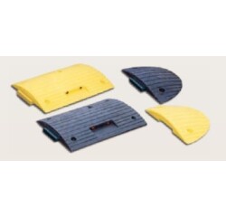 Ralentisseur - Extrémité - 70 mm - 25 x 50 cm - Caoutchouc