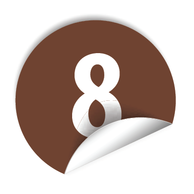 Rouleau de Pastilles - Numéro 8