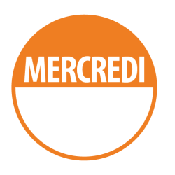 Rouleau de Pastilles - "Mercredi" avec zone de texte