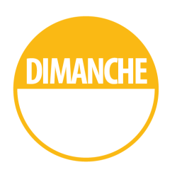 Rouleau de Pastilles - "Dimanche" avec zone de texte