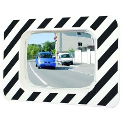 Miroir de sécurité rectangulaire - PAS® incassable - 600x400mm